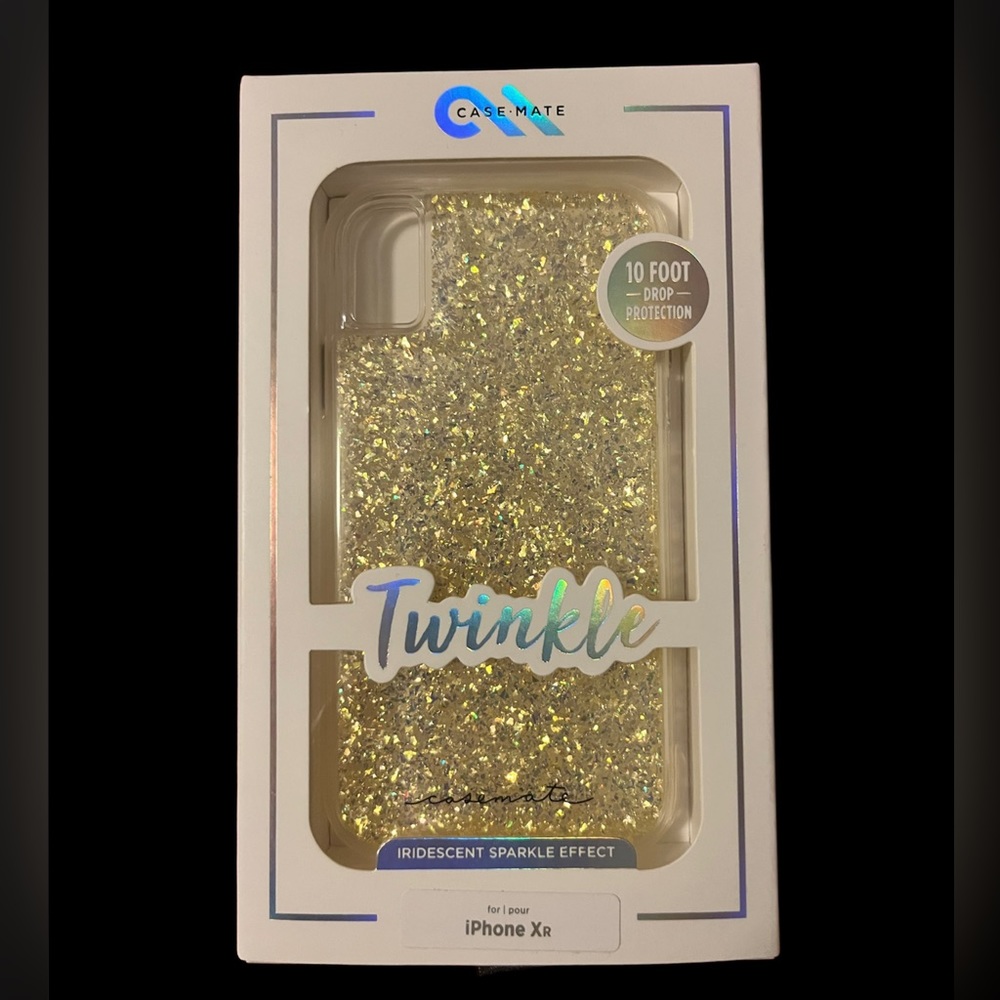 Casemate Twinkle Gold IPhone XR phone case - NEW in packaging